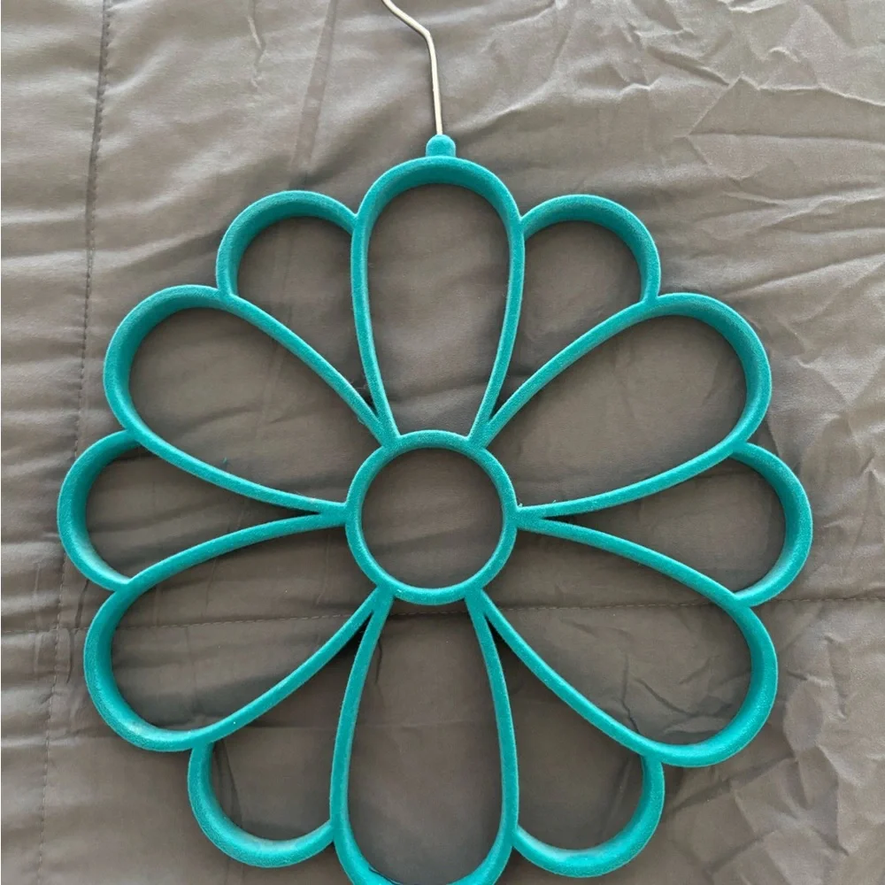 Teal Velvet Hanger Protector for Home Organization